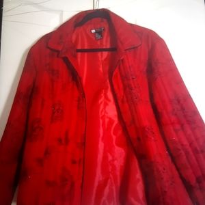 Ladies do spring silk jacket